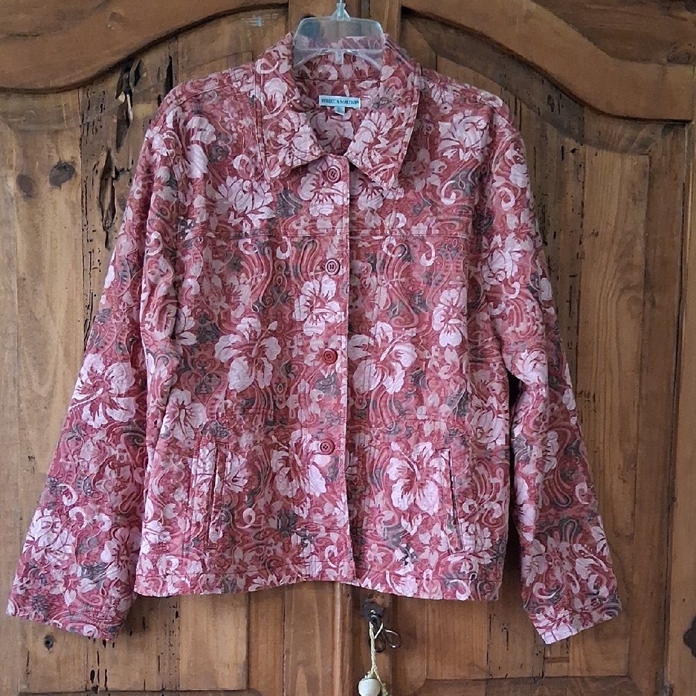 Rebecca Malone Textured Pink Jacket